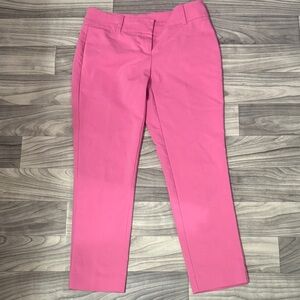 White House Black Market Pink Trousers
